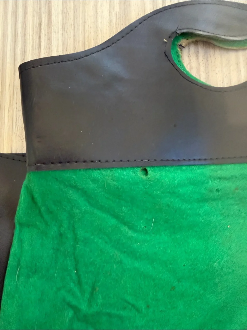 Vintage GUCCI Felt Wool Tote Bag - Preloved Condition